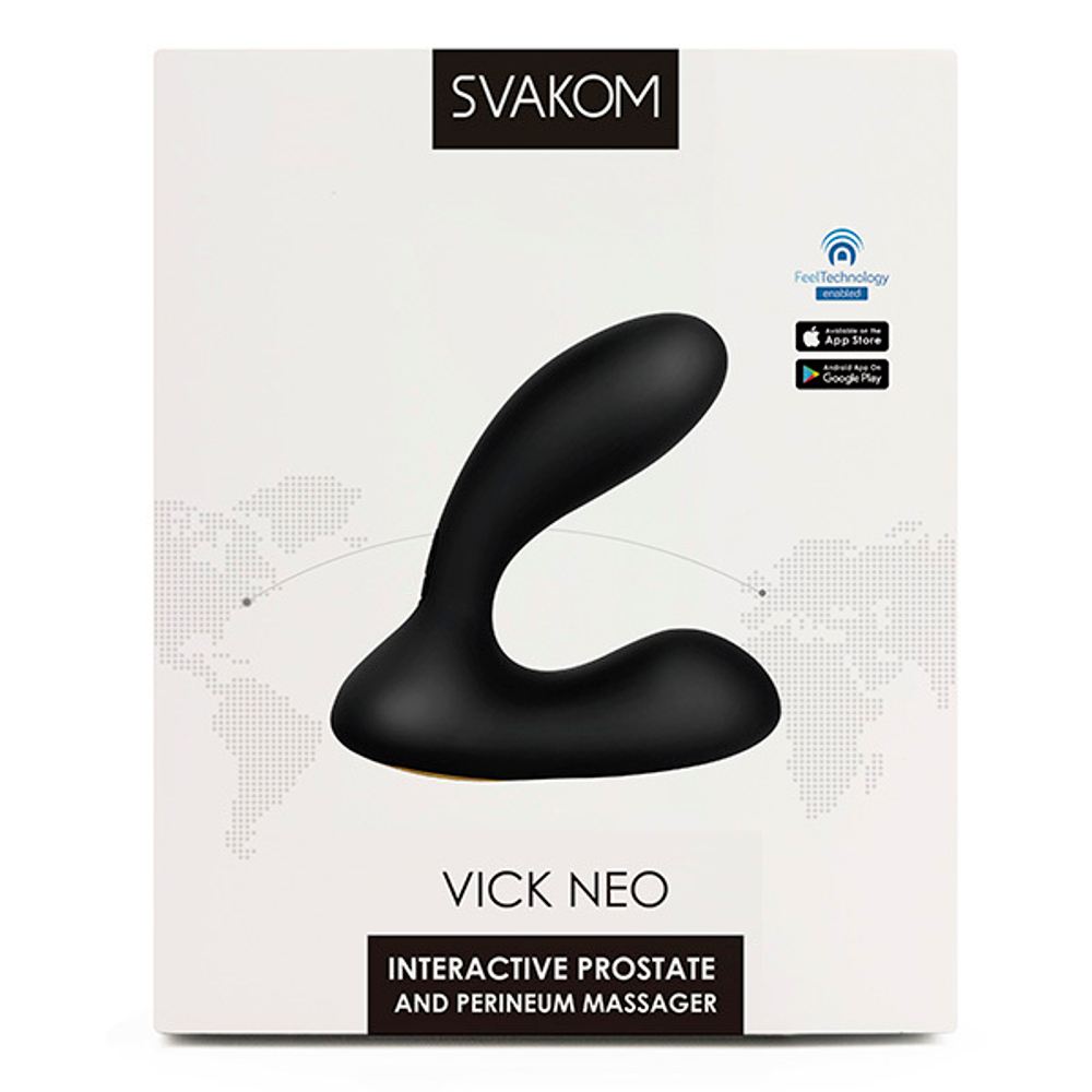 Интерактивный вибромассажер простаты и промежности Svakom Vick Neo Interactive App-controlled Prostate Vibrator SPM-03D