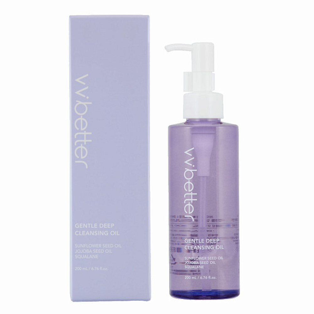 [VVBETTER] Гидрофильное масло для бережного глубокого очищения GENTLE DEEP CLEANSING OIL, 200 мл