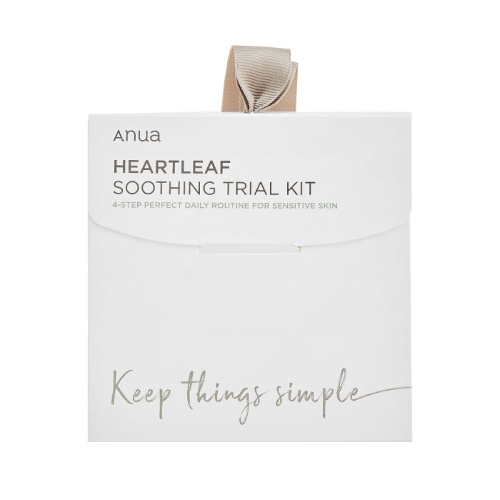 Anua Heartleaf Soothing Trial Kit набор бестселлеров для базового ухода за кожей