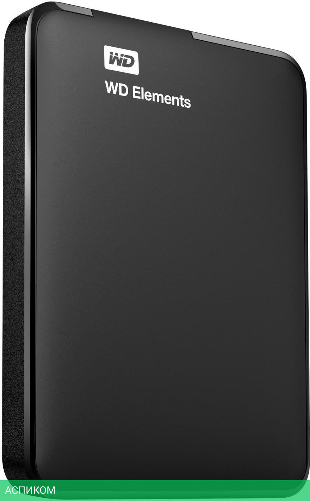 Внешний накопитель WD Elements Portable 1TB черный (WDBUZG0010BBK-WESN)