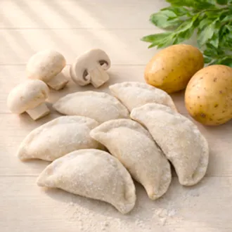 Вареники c картофелем и грибами / 500 г