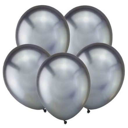 Т 12"/30 см, Хром, Зеркальные шары, Темное серебро (Space Grey), 10 шт.
