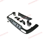 Диффузор заднего бампера с выхлопными насадками для MERCEDES-BENZ CLS53 C257 AMG 2018+ Мерседес Бенц