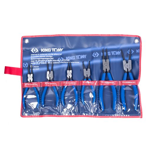 KING TONY (42116GP) Набор съемников стопорных колец, 6 предметов