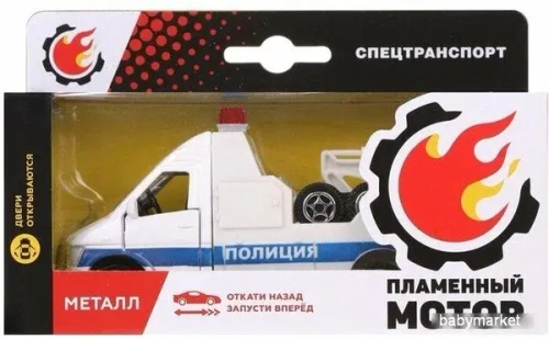 Машинка металлическая Эвакуатор ДПС