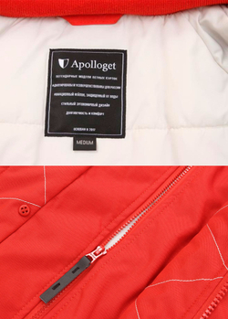 Куртка Аляска Женская - Apolloget Oxford Wmn (красная - red/white)