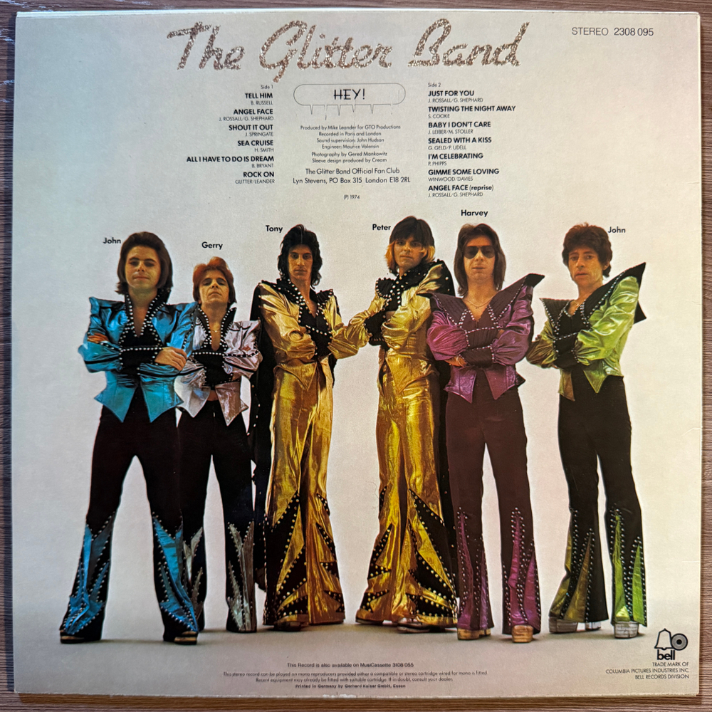 The Glitter Band - Hey! (Германия 1974г.)