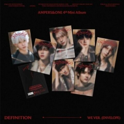 Альбом AMPERS&ONE - DEFINITION 4th Mini Album WE RANDOM Version