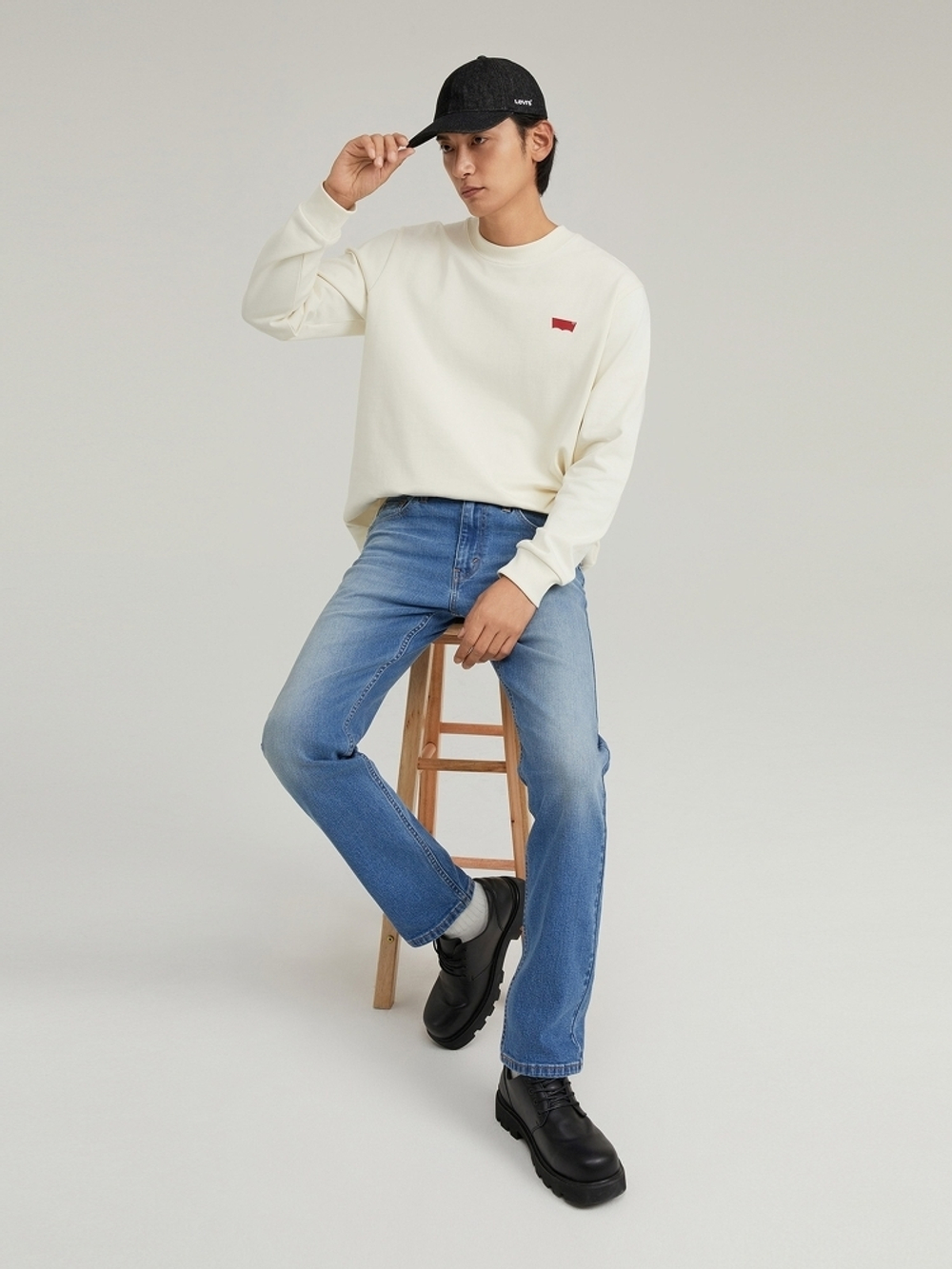 Мужские классические джинсы Levi's 502 Taper 29507-1615