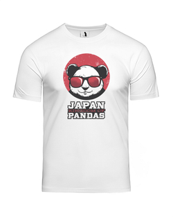Футболка Япония - королевство панд unisex белая