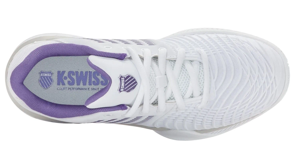 Женские Кроссовки теннисные K-Swiss Express Light 3 - white/purple haze/lunar rock