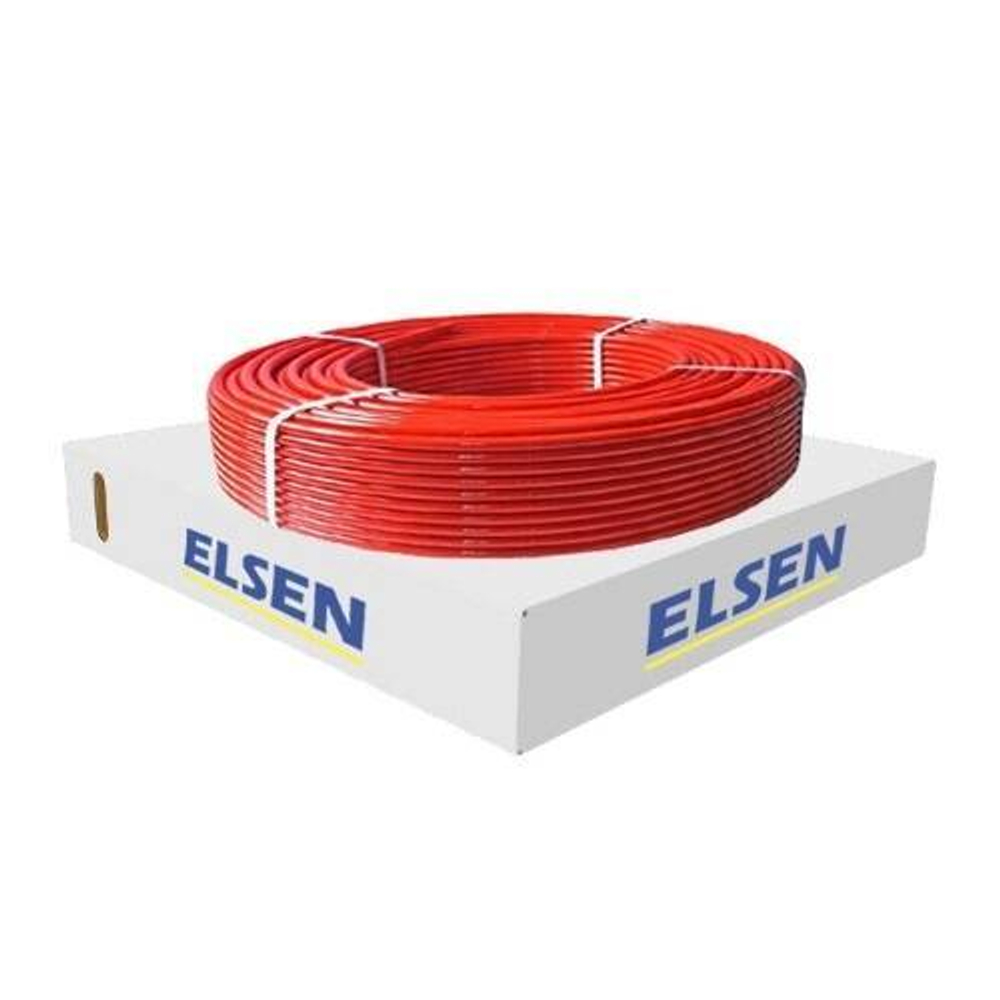 Труба из сшитого полиэтилена ELSEN ELSPIPE - 20x2.0 (PE-Xa/EVOH, PN6, 95°C, бухта 240м цвет красный)
