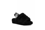 UGG Fluff Yeah Slide-Black