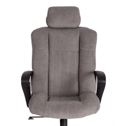 Кресло OXFORD хром флок , серый, 29