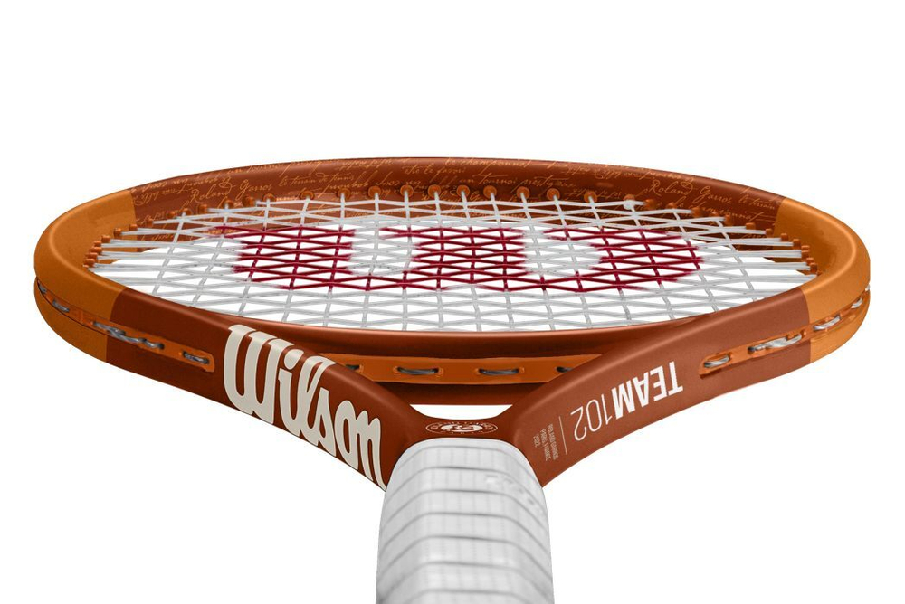 Теннисная ракетка Wilson Roland Garros Team 102 - clay red/white