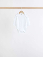 Боди с длинным рукавом для малышей Next K79-684, 5 шт., Синий, Хаки, Серый