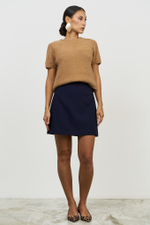 Юбка трапеция мини