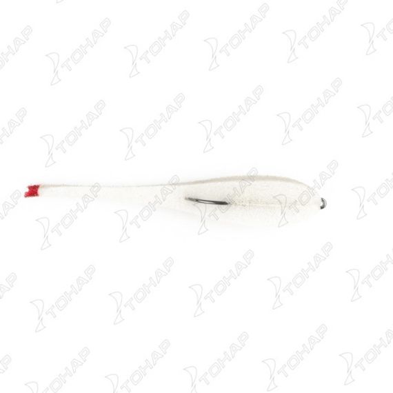 Рыбка поролоновая оснащенная на офсет.кр. 12 см бел 05 HS-120-05 Helios