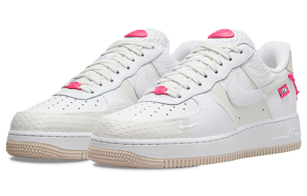 Кроссовки Nike Air Force 1 Low Pink Bling (Женская размерная сетка)