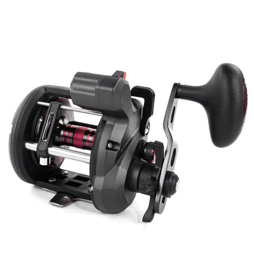 Катушка мультипликаторная Kaida Concorde CC300LC, под левую руку, со счетчиком (3000, 3+1BB)