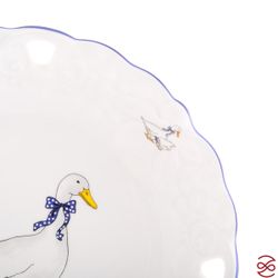 Блюдо круглое Queen's Crown Гуси 30 см