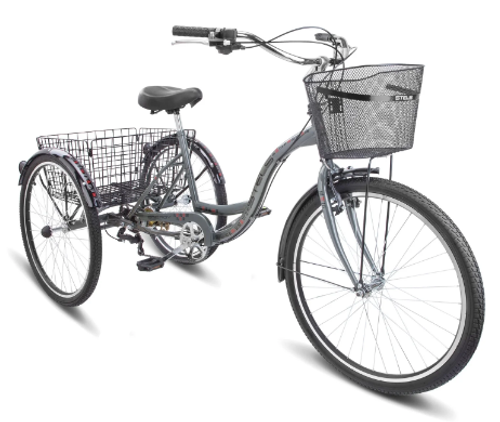 Велосипед Stels Energy VI 26' V010 Хром (LU089878), 17'
