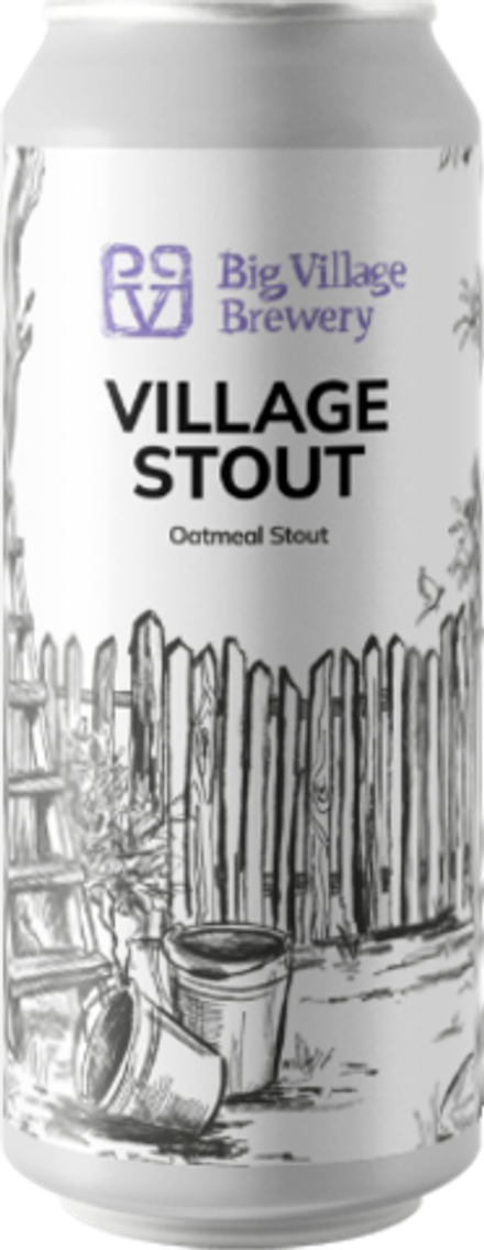 Пиво Биг Вилладж Вилладж Стаут / Big Village Village Stout 0.45 - банка