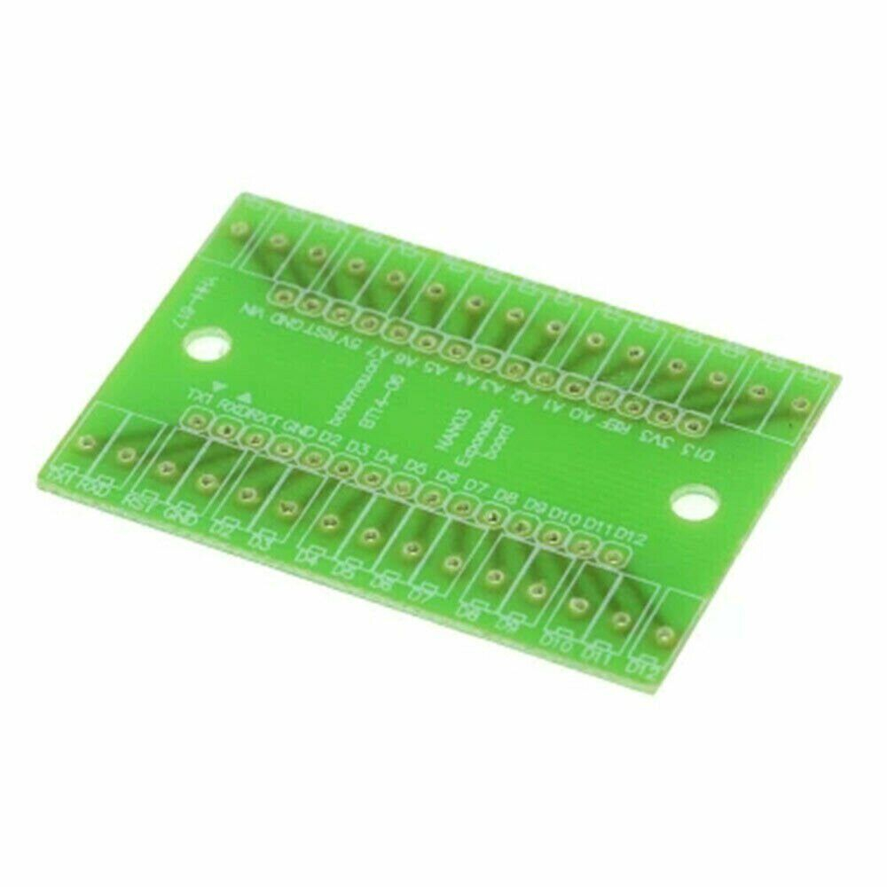 Плата Arduino NANO с шилдом под клеммы IO Shield (клеммы припаяны)