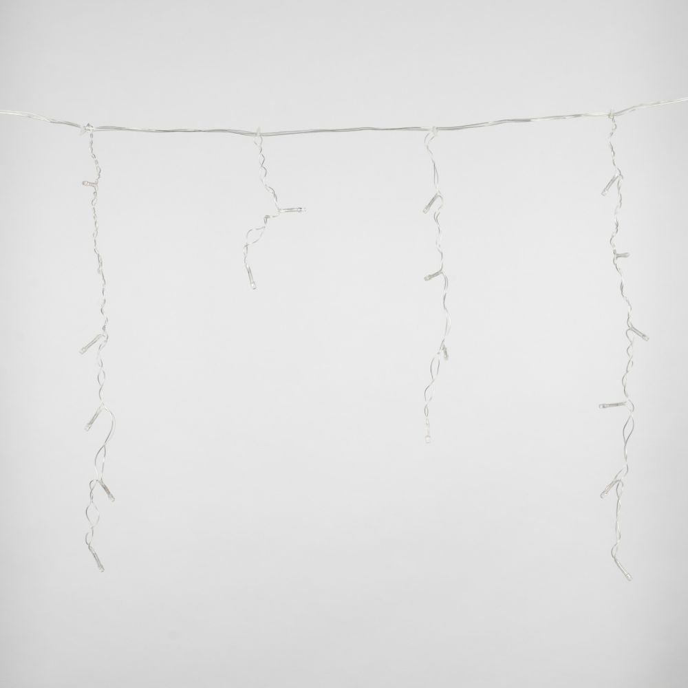 ULD-B2005-048-DTA BLUE IP20 Бахрома светодиодная. 2м. 48 светодиодов. Синий свет. Провод прозрачный. ТМ Uniel