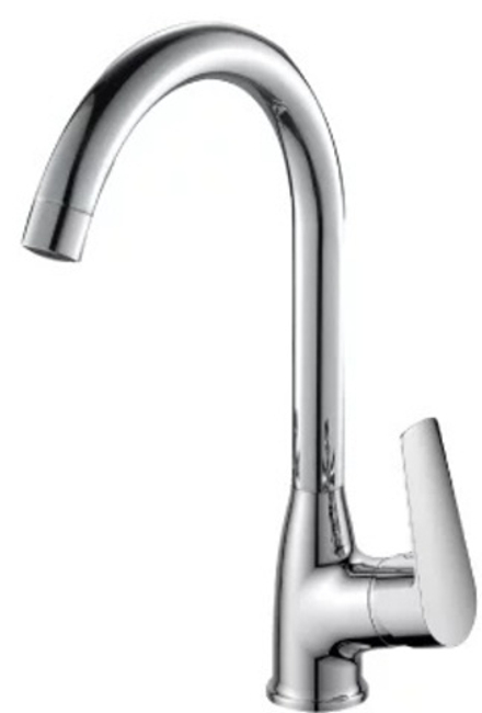 Cмеситель для кухни Rossinka S 35-23 с поворотным изливом