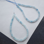 Аквамарин природный, шар огранка, 4.3мм - 4.5мм