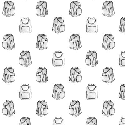 Школьные рюкзаки. Скетч