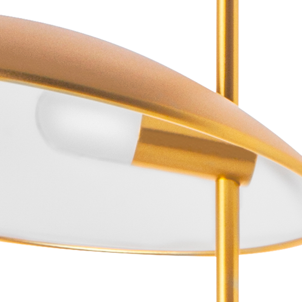 801713  2КОР! Торшер MARMARA LED 5W 400LM ЗОЛОТО/МРАМОР 3000K