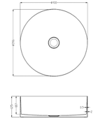 Раковина AltroBagno Luna 001003 RaSp из нержавеющей стали
