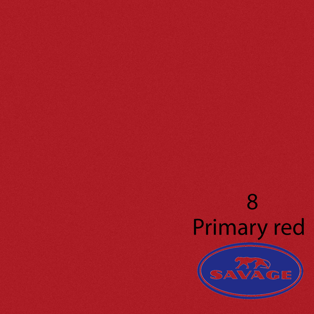 Бумажный фон 1,35х11м, цвет PRIMARY RED