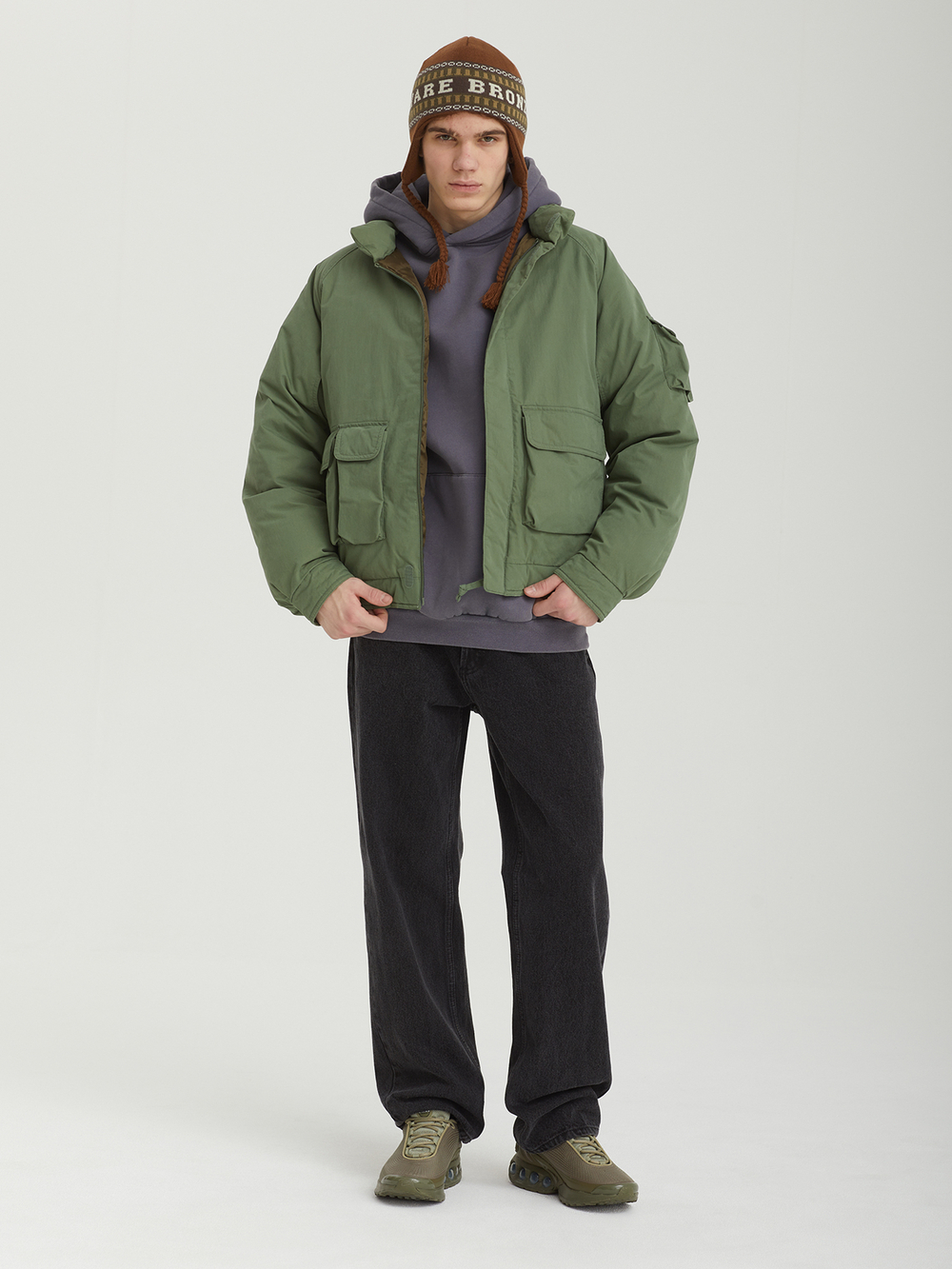 Мужской Пуховик Multi Pocket