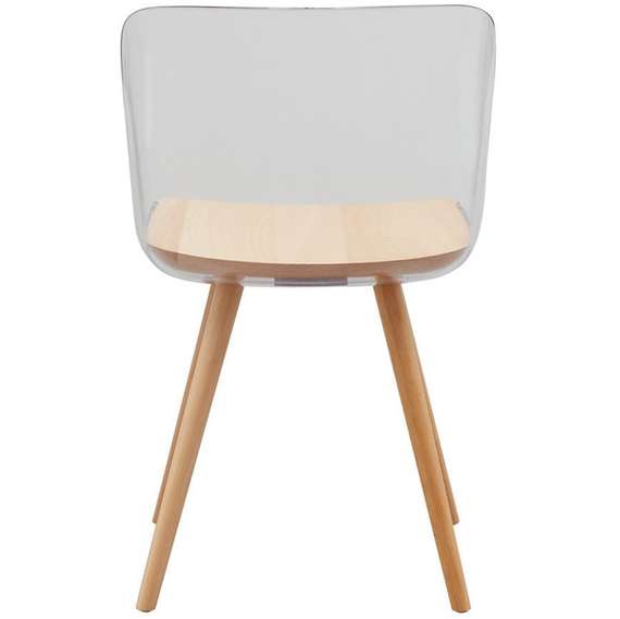 Стул Bjorg с прозрачной спинкой | Купить в Hallberg.ru