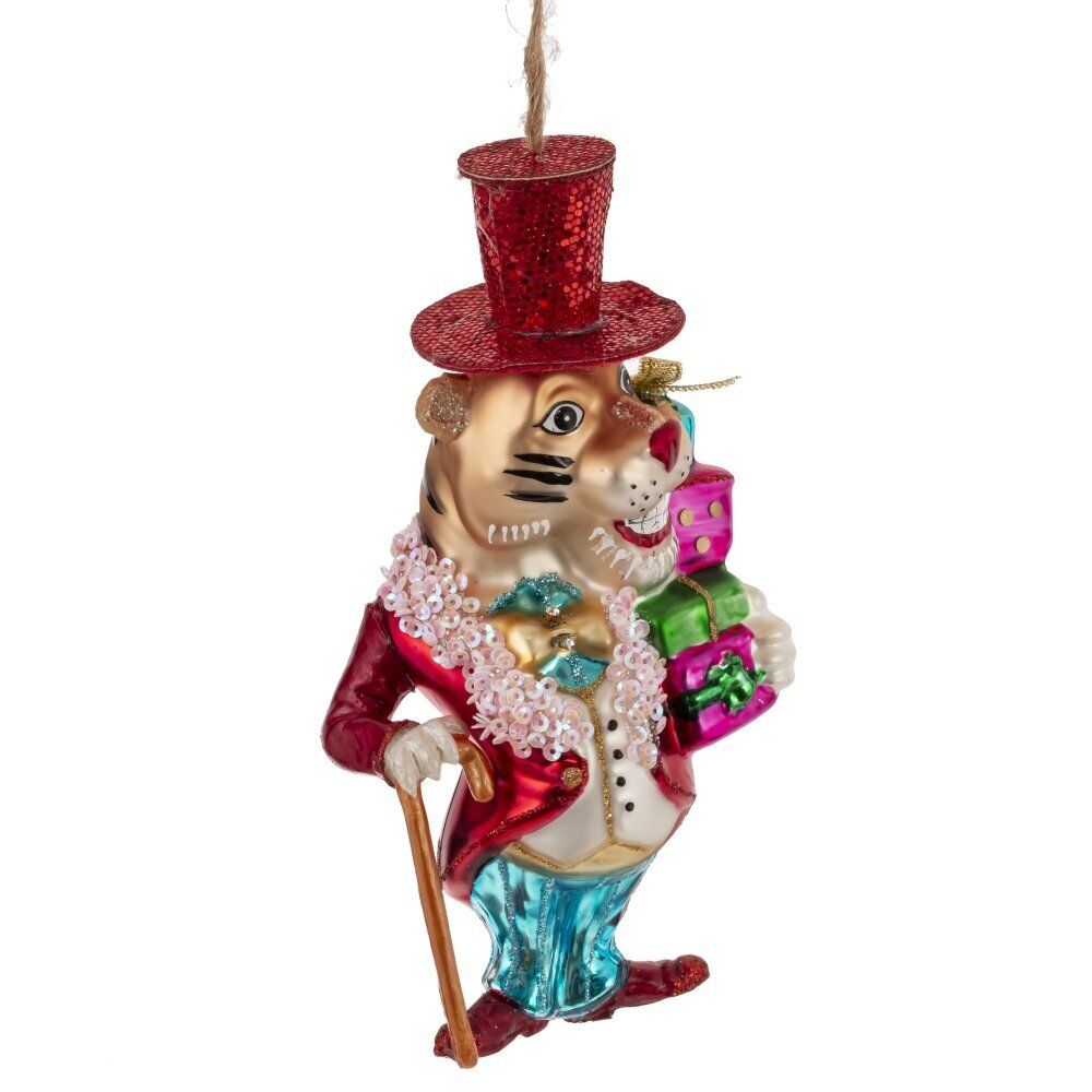 GAEM Украшение новогоднее "Тигр", L8 W4 H16 см