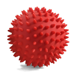 Игрушка "Мяч игольчатый" с пищалкой (винил) - для собак (Triol)