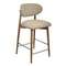 Полубарный стул Mod, орех, бежевое букле