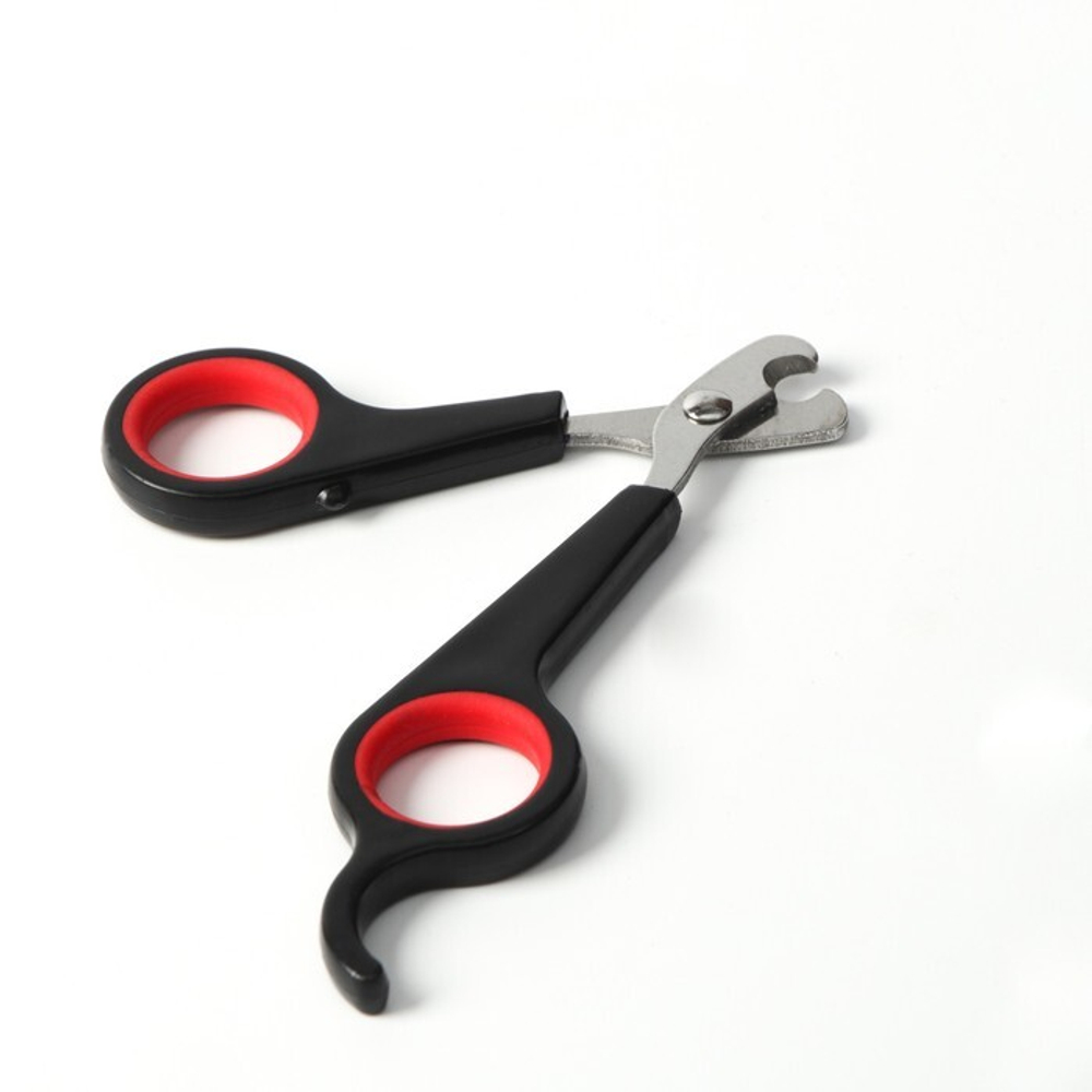 Ножницы-когтерезы с упором для пальца, отверстие 6 мм