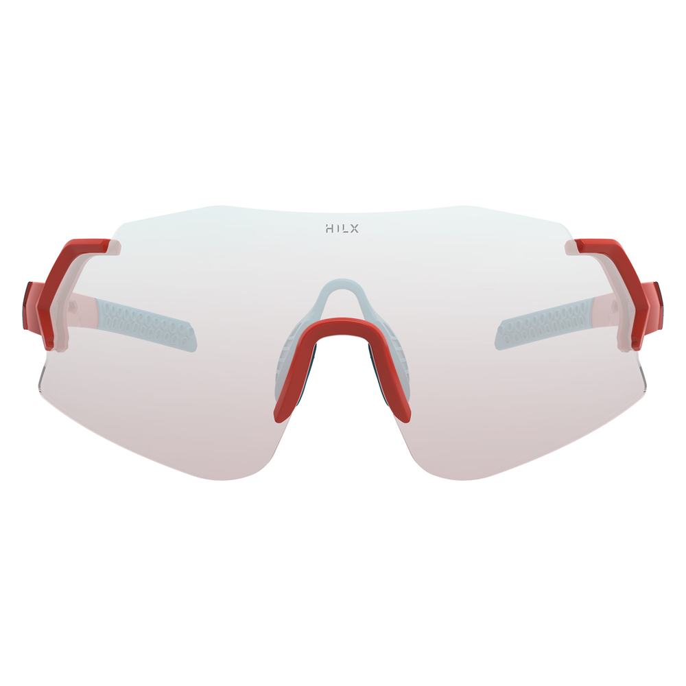 Спортивные очки с диоптриями HILX Savage 2.0 / Shiny Red Blue / Photochromic Red Mirror Lens