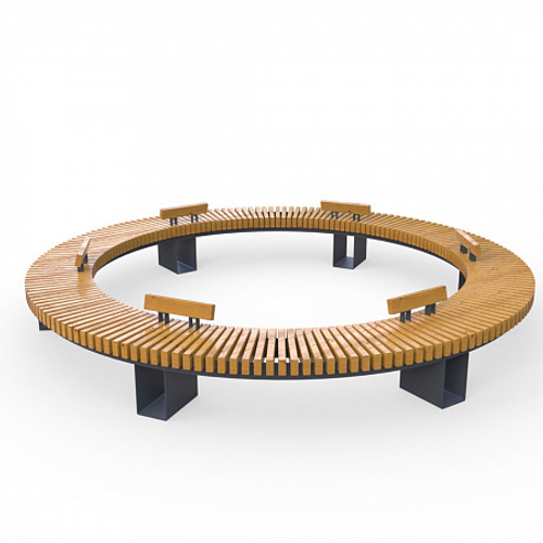 Скамейка Дуга радиусная