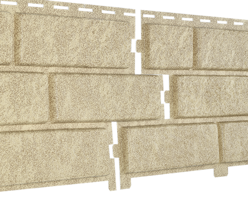 Фасадная панель Стоун Хаус Кирпич Песочный