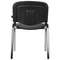 Стул для персонала и посетителей BRABIX "Iso CF-001", хромированный каркас, ткань серая с черным, 531420