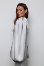 Блуза Сюзанна серебро