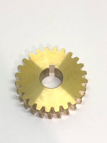 Шестерня редуктора для снегоуборщика d-65мм, 24 зубов, вал 20мм.