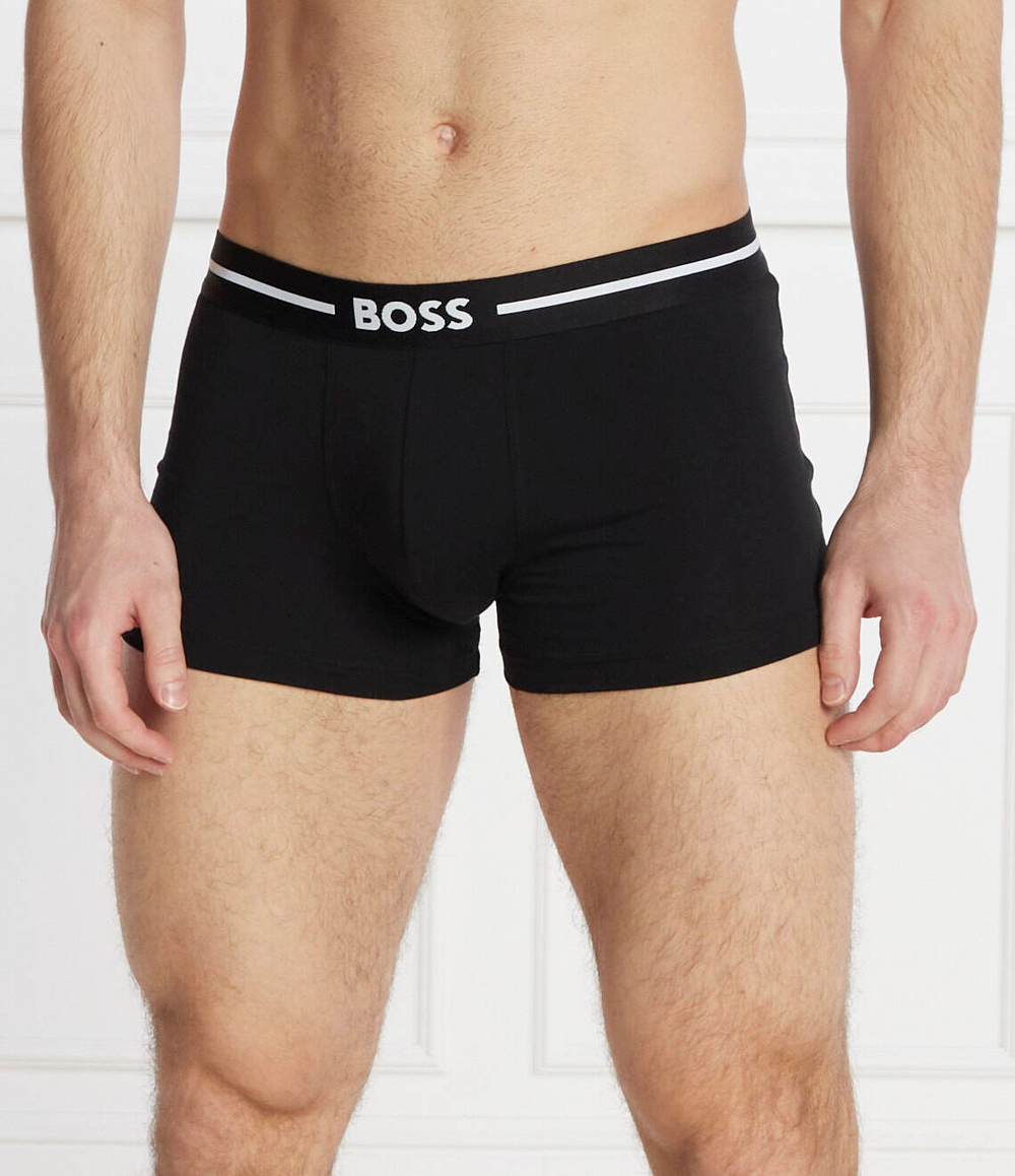 Трусики-боксеры 3шт. Trunk 3P Bold BOSS BLACK - черный(50510687)