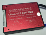 Плата контроля BMS Li-ion 17S 60V 50A