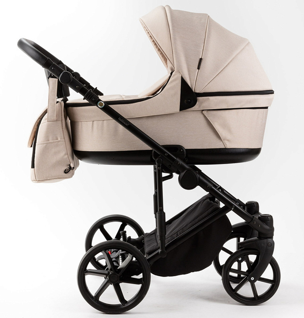 Детская коляска Adamex Locco Light 2 в 1 LL-TK20 TIP (СВЕТЛО-БЕЖЕВЫЙ)